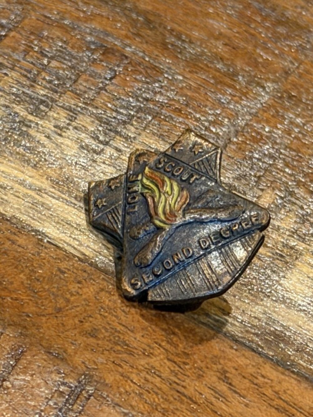 Boy Scout Lone Scout 2nd Degree Pin Vintage